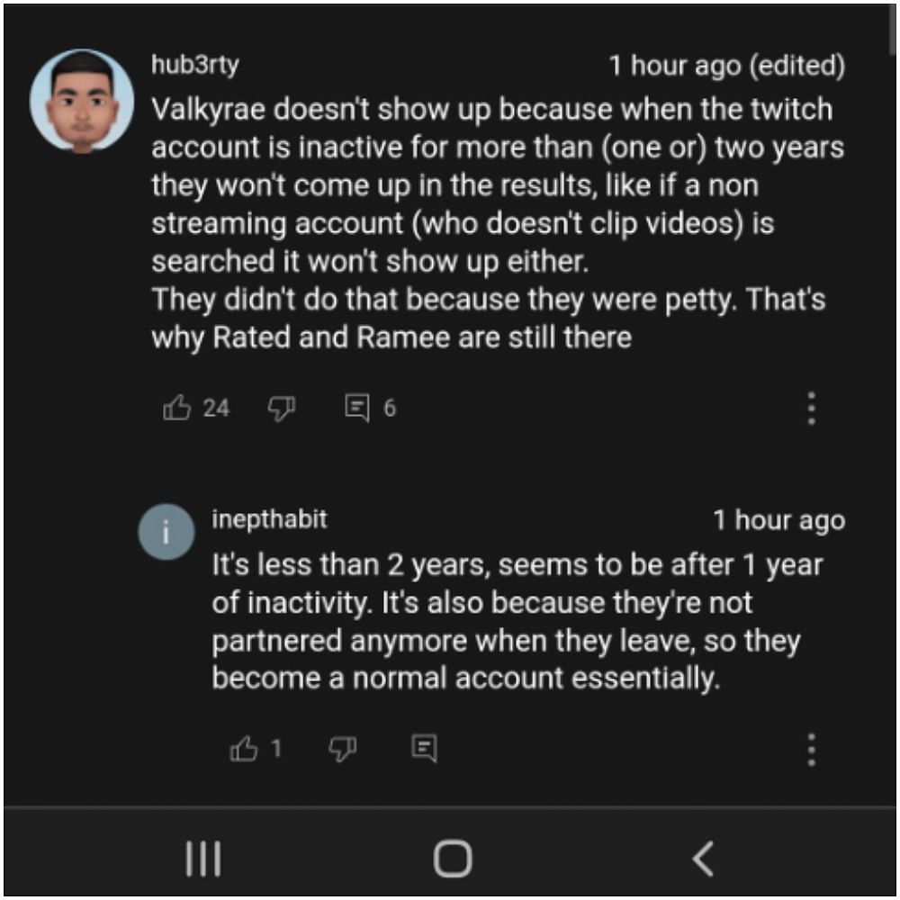 It's not a ban, just inactivity at play here, said one user (Image via Ah Jake LOL/YouTube)